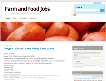 Tablet Screenshot of farmandfoodjobs.com